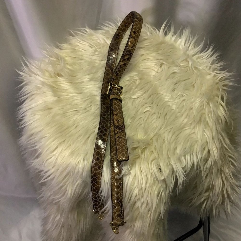 Michael Kors Medium Harper Python Embosed Tote - image 8